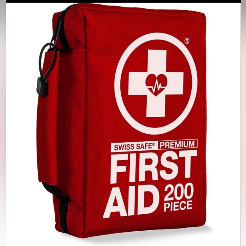 Swiss Safe 200-Piece Professional First Aid Kit